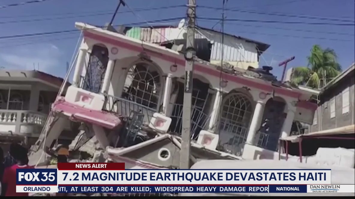 Powerful 7.2 magnitude earthquake kills at least 304 people in Haiti